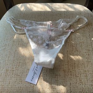 For Love & Lemons Victoria’s Secret Thong White